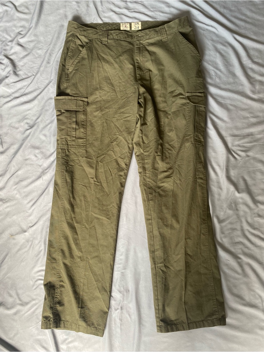 RedHead Olive Cargo Pants with Side Flap Pockets